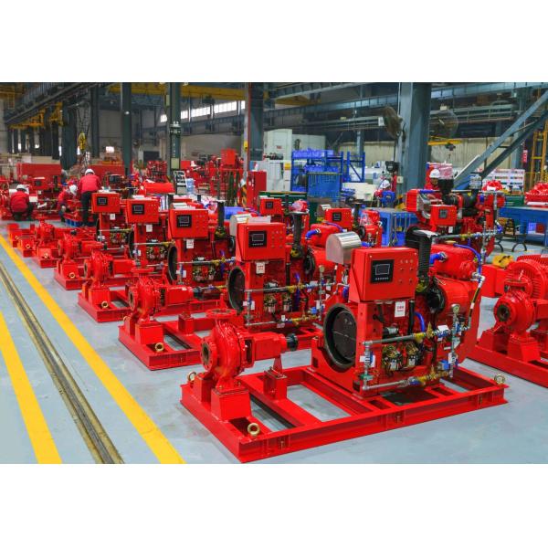 Pompe à incendie diesel UL FM pour eau douce/eau de mer, alimentation de secours 29kw-772kw pour la protection incendie, 3500GPM