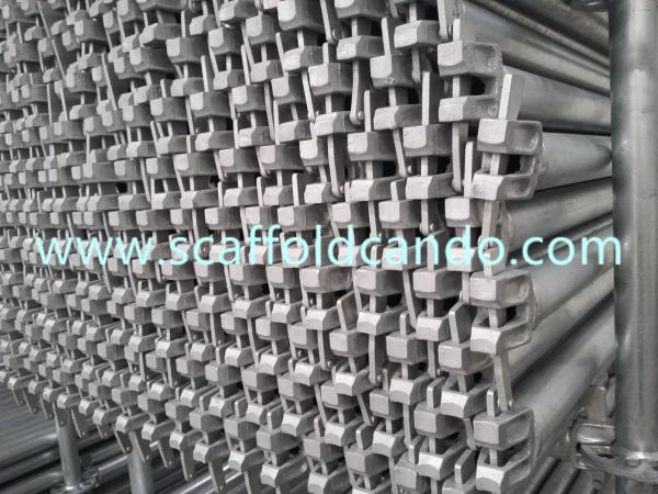 Hot dipped galvanized Q235 Q345 good quality 48.3*900mm,1200, 1500,1800mmL  scaffolding ledgers horizontals for sale