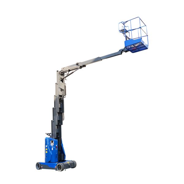 Gravel Terrain Electric Tracked Vertical Mast Lift Self Propelled 7m-10m Custom