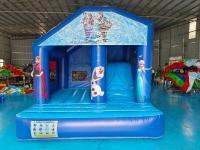Princesa de gelo Combo inflável comercial com tema Princesa Bouncy Castle 3.6x3x3m
