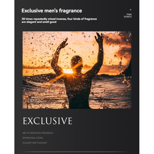 Wood Fresh Fragrance Set 25mL*4 Eau de Toilette Spray Box for Men's Seductive Perfume