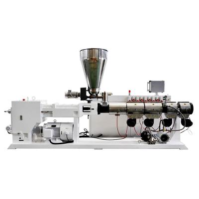 Máquina paralela dupla HYPS90/28 da extrusora de parafuso da máquina da extrusora de parafuso/PVC