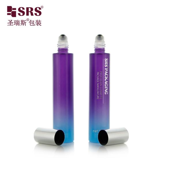 GB1-15ml Customized Essential Oil Roller Bottle With Black Cap