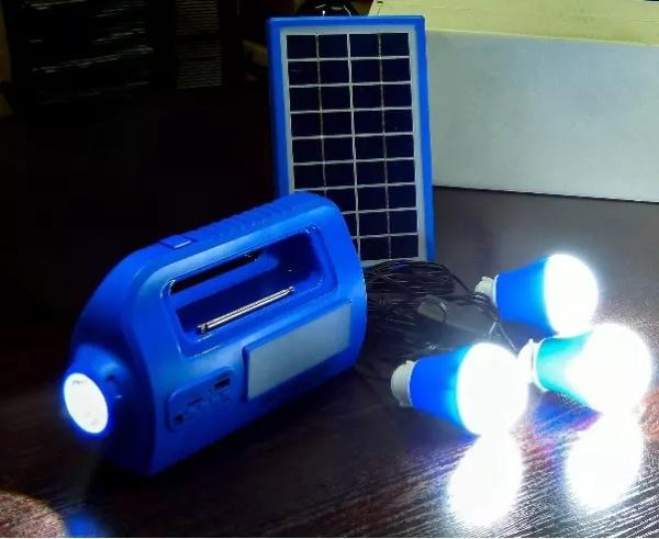 3W6V LED Solar System LED Torch Outdoor Solar Light Bulbs camping light