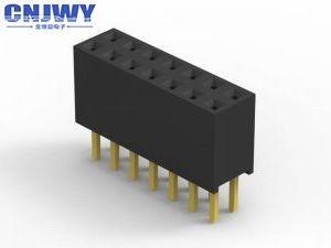 Custom Pin Header Female Connector , Through Hole 2 Pin - 20 Pin Female Header