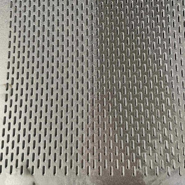 Stainless Steel Slotted Perforated Sheet Metal 201 304 316L Thin Sheet Round Hole Perforated Sheet