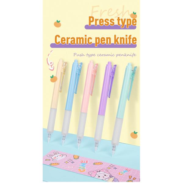 Logotipo personalizado Acceptable Mini cuchillas Estética adhesivos cortador para álbum de recortes de niños