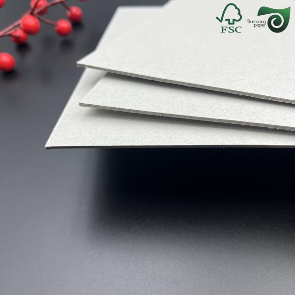 Grey Chipboard Paper With High Stiffness Ideal For Book Binding 0.45mm 3.84mm In Thickness