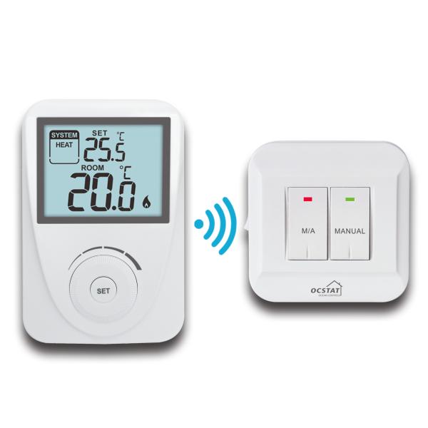 Émetteur/récepteur sans fil de thermostat de Digital rf non programmable