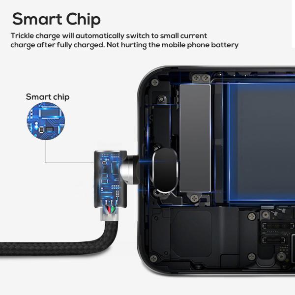 Multi Colored Magnetic Phone Charger , Magnetic Usb C Cable 3 In 1 Connectors