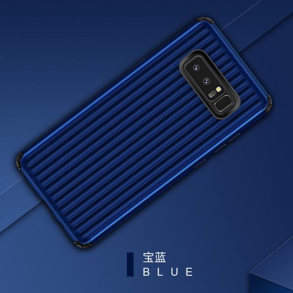 Luminous Tempered Glass Phone Cover For Samsung Galaxy Note 8 / Silicone Soft TPU Phone Case