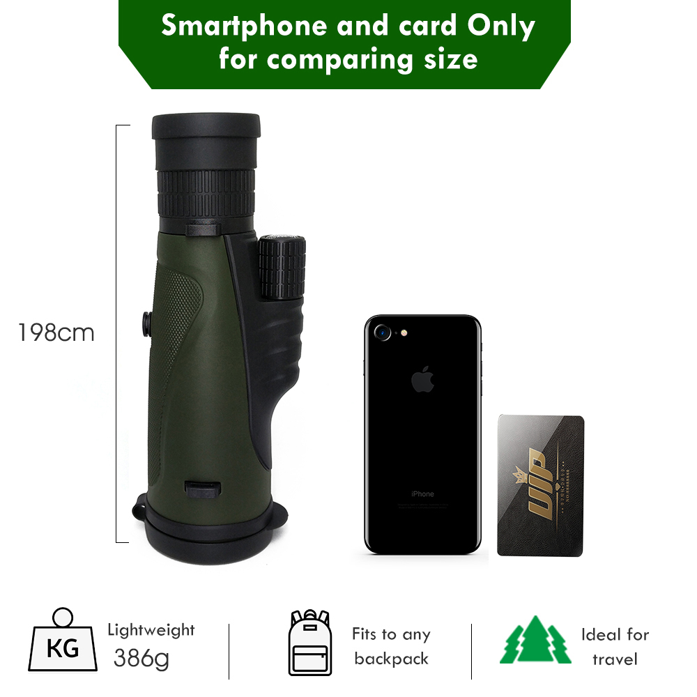 Подарки людей призмы телескопа BAK4 сигнала наивысшей мощности 10-30X50 Monocular для наблюдать птицы