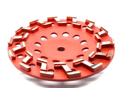 Metal  Bond Concrete Grinding Diamond Cup Wheel With S-seg Design For Aggressive Surface Grinding
