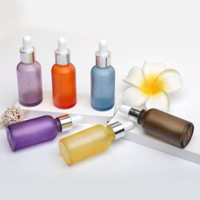 20ml por atacado 50ml 100ml geou a garrafa de vidro do conta-gotas para o soro que a essência do óleo essencial projeta o empacotamento da composição
