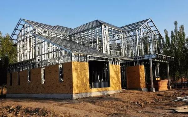 Prefabricated Sustainable Luxury Light Steel Structure Villa House