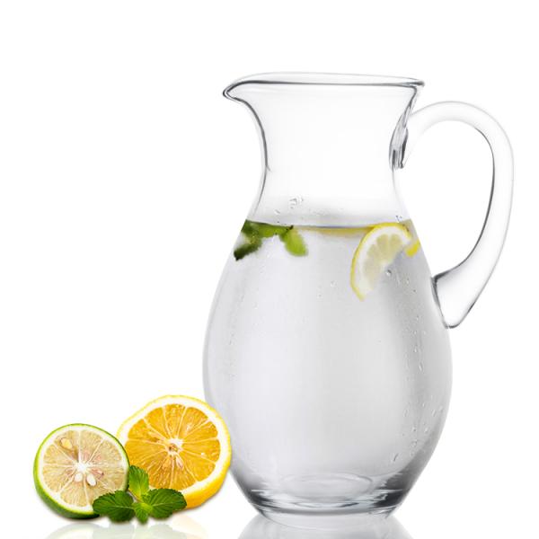 1080ML Sustainable Transparent Glass Water Carafe