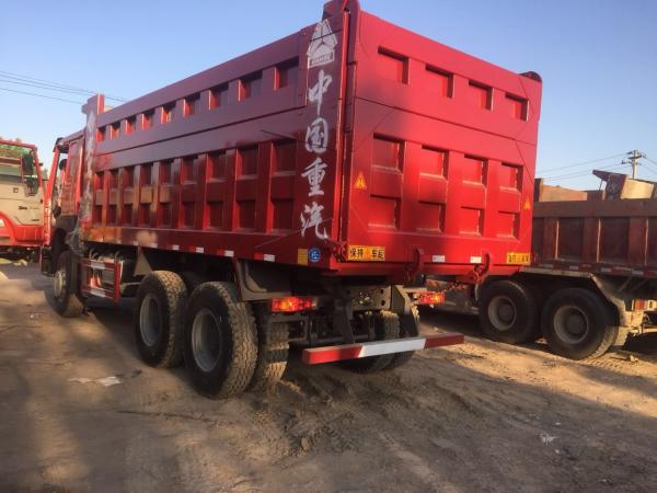 6*4 LHD Used Howo Trucks , Second Hand Dumper Trucks 2015 Year Production