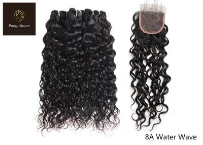 100g 8A 10 12 14 Inch Bundles Water Wave Hair Bundles With Closure