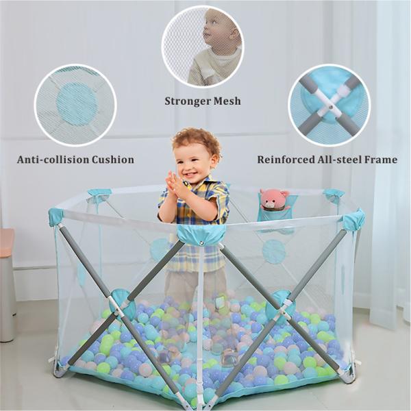 Multiscene Travel Portable Baby Playard With Stainless Steel Tube