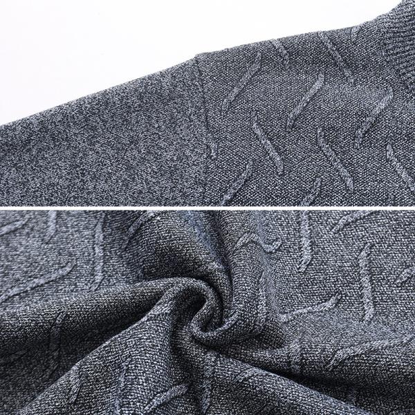 Рукав свитера 12GG зимы толстый средний достигший возраста выровнянный ваткой простой длинный вяжет