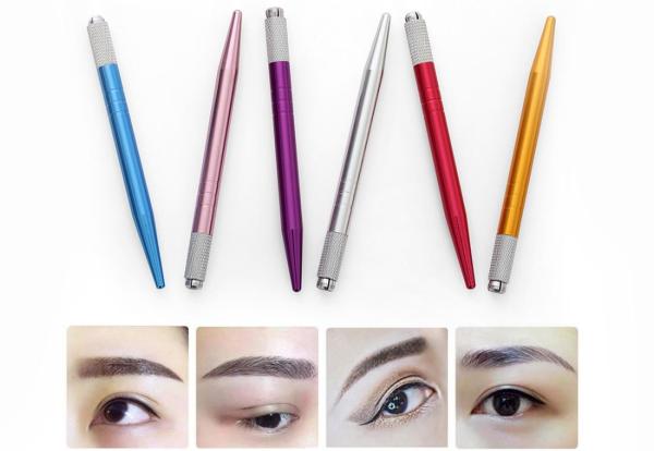 pena lateral da tatuagem de Microblading da liga de alumínio de liga de alumínio de 12 g /pc única