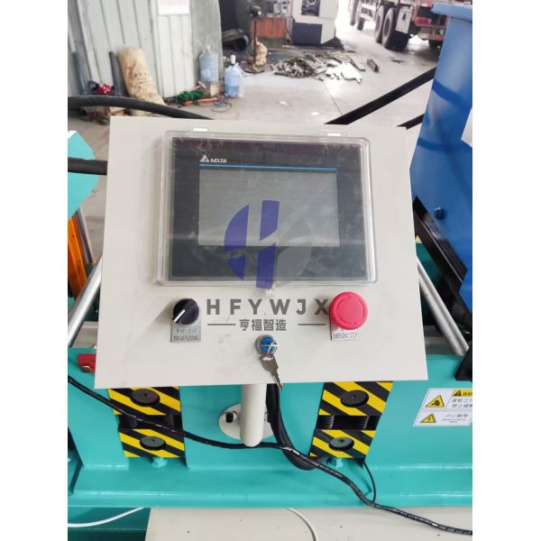 High Efficiency Automatic Forming PLC Control Ridge Tile Roll Forming Machine for Square Ridge Caps