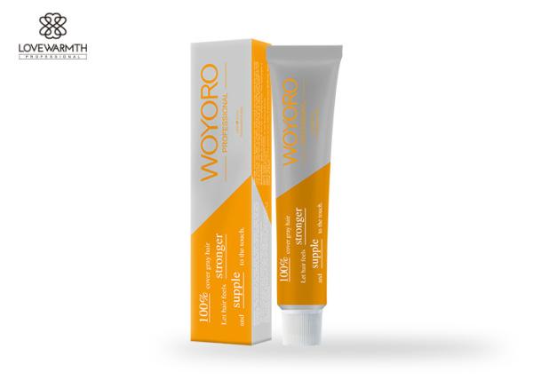 Scalp Comfortable Permanent Hair Color Cream 100 % Cover Gray Hair For Female / Male