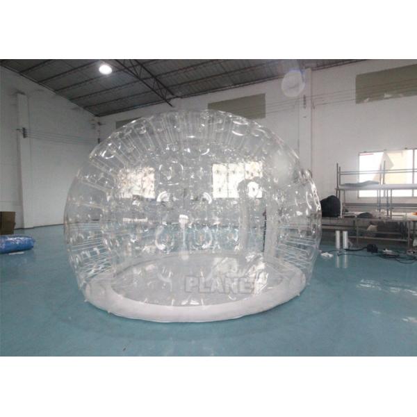 пузыря иглу Dia PVC 4m 0.8mm шатер купола прозрачного ясного раздувной для располагаться лагерем/партия