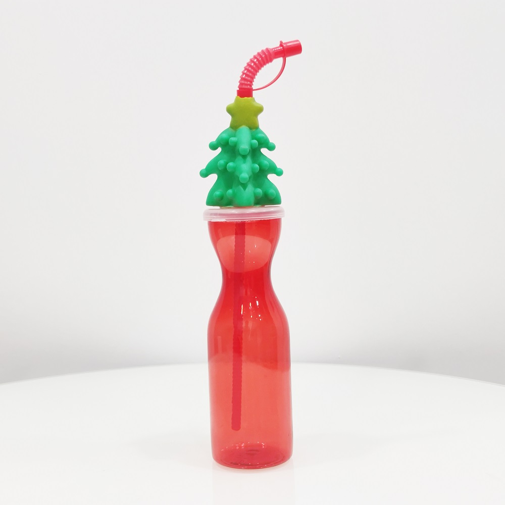 ODM Christmas Decoration Plastic Beverage Bottles Snowman AZO Free 17oz