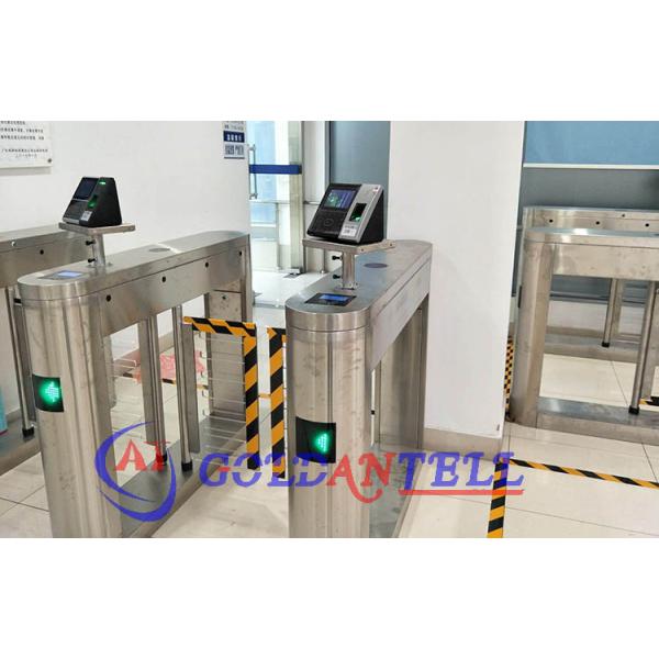 Полностью моторизованные прочные высокие ворота турникета безопасности NFC с браслетом для автобуса или туалета