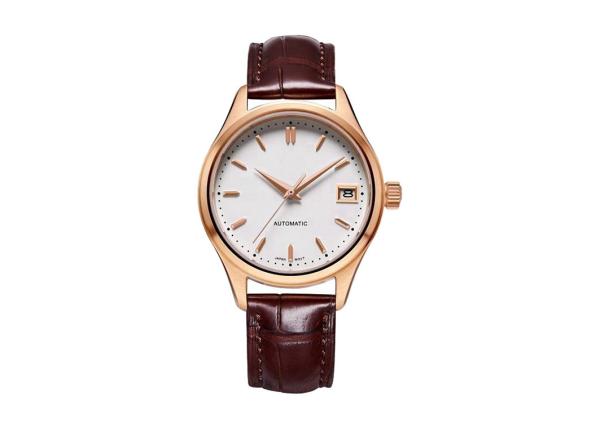 Automatic Stainless Steel Watch Three Hand Antique Custom 9015 Movt Sapphire Glass