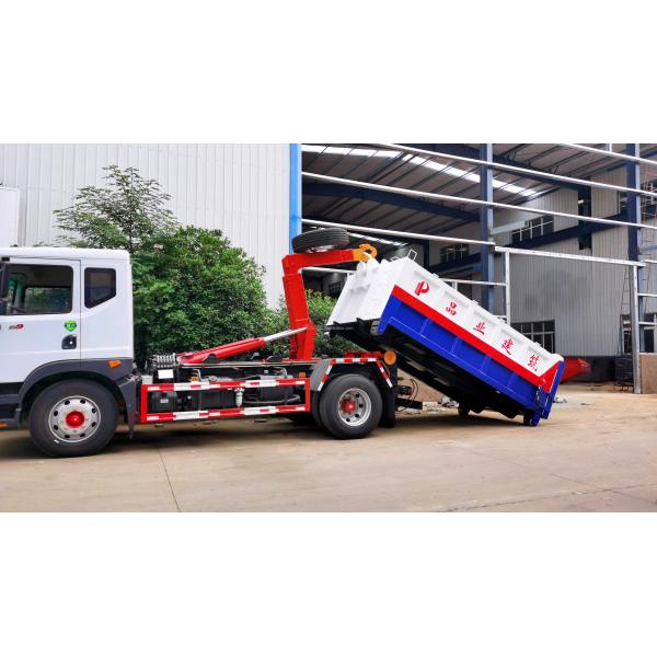 4X2 3cbm 5cbm 6cbm Rubbish Dump Truck with Hook Lifting Boom and Energy Type Pure Electric from Supply