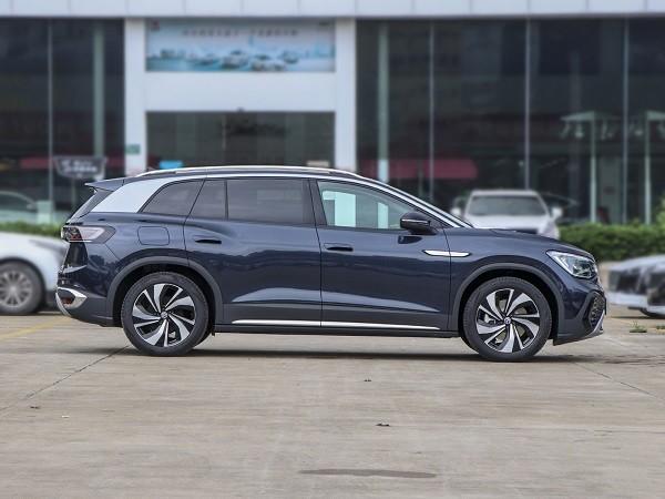 Carros elétricos da porta de NEDC 565km 5 7 assentos ID6 CROZZ Volkswagen SUV elétrico 160km/H