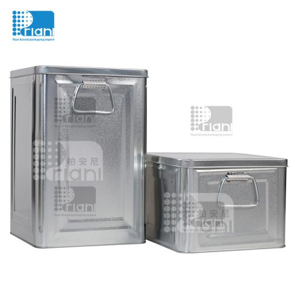 15L-20L Empty Metal Tin Cans Cooking Oil Tin Can Container For Tea Packaging
