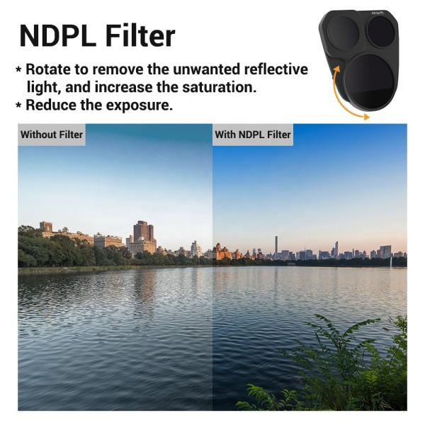 47x53mm ND PL Filter  3 / 4 / 5 / 6 Stops Drone Camera Filter For DJI Mavic 3 Pro