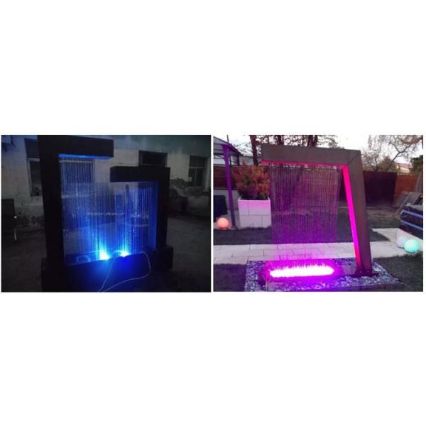 Corten Steel Rain Curtain Waterfall Decorative Outdoor