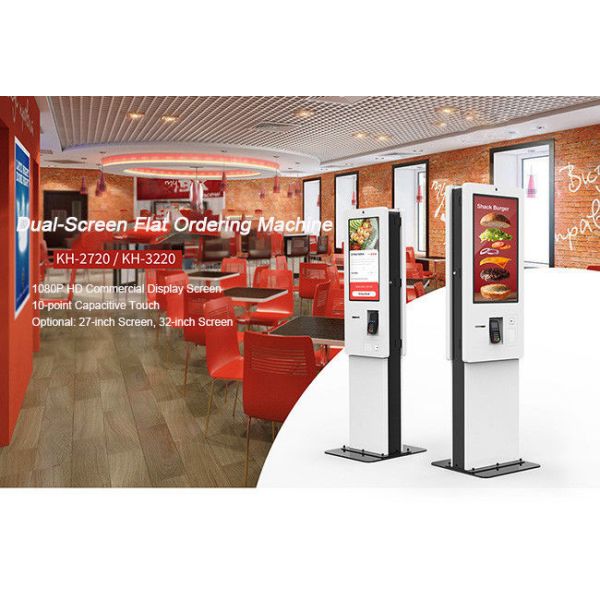 32 Inch Interactive Kiosk Self Ordering for Retail and Hospitality Environments
