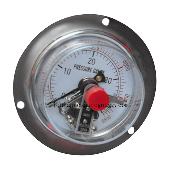 Lower Mount 63MM 10000Psi Electric Contact Pressure Gauges 1/2
