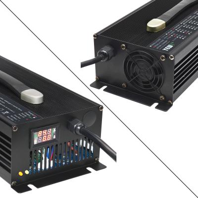 High Power 2500w 24V Lead Acid Lithium Ion Lifepo4 Electric Forklift Lifepo4 Battery Full Charge Voltage Battery Charger