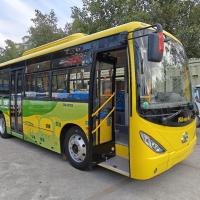 Autobús urbano LHD Autobús eléctrico Autobús de transporte público de 62/31 asientos con base de ruedas de 4380 mm por Electric Shuchi Energy