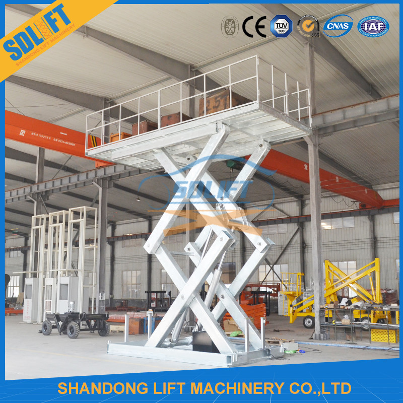 1-50tons Hydraulic Car Lift Scissor Car Lift Platform Car Parking Lift
