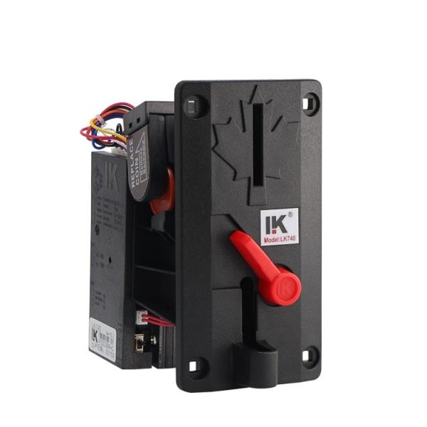Zinc Alloy / Plastic Coin Selector For Amusement Park Game Machine