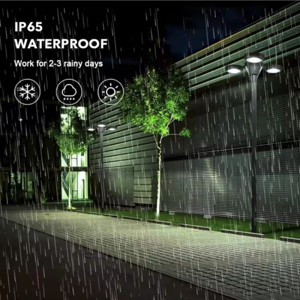 Waterproof Solar Lights with Remote Control Dusk to Dawn Outdoor Lighting