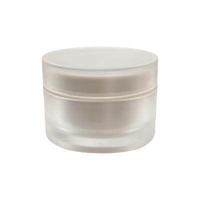 Luxurious Cosmetic Cream Jar Packaging 10g 20g 30g 50g Frosted Acrylic Face Cream Jars