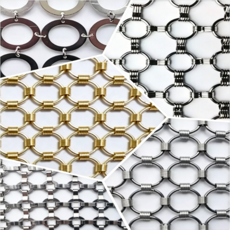 Metal Ring Metal Mesh Curtains With S Hook As Partition For Interior Decoration