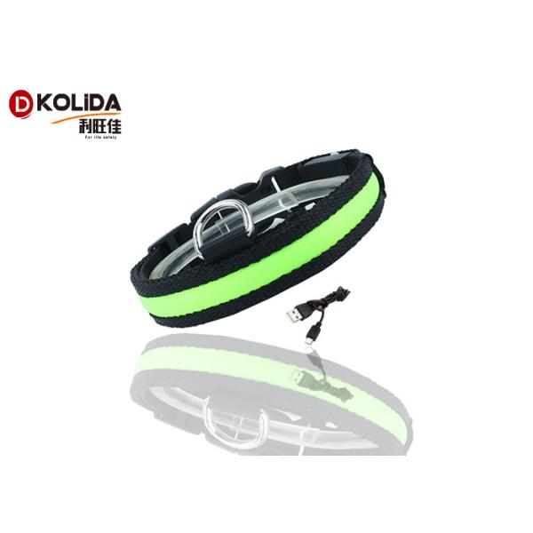 Fashion Light Up Flashing Collars Safety Light Dog Collar 12-24 Inch