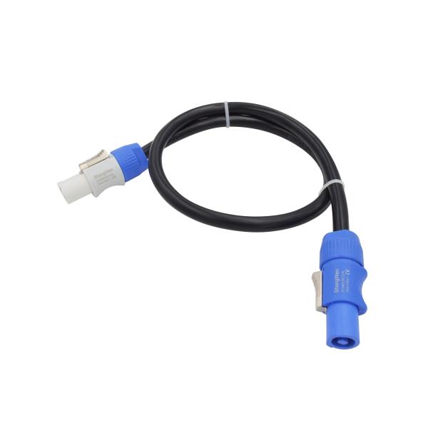 Синие проволочные соединители Промышленный Powercon Сцепление проводки