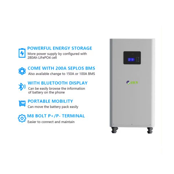 Direct Sales Lithium Battery for Solar Storage Lithium Battery Charger LiFePO4 Wall Mounted for Solar System