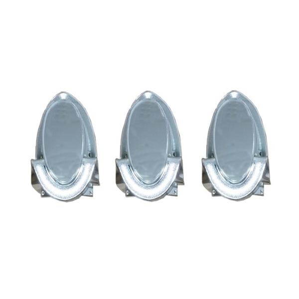 Standard Style Sliver Funeral Coffin Decorative Coffin Parts With Iron Tubes