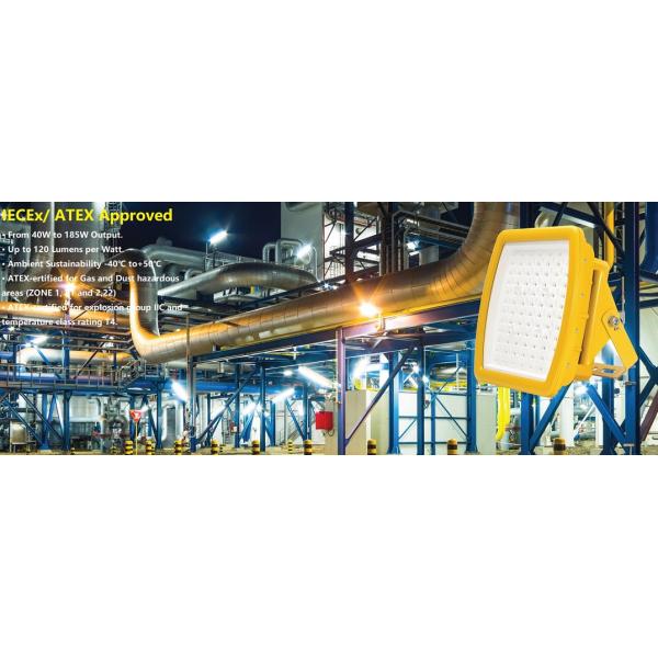 Marine Grade Aluminium 5000K Bridgelux IP68 LED Flood Light
